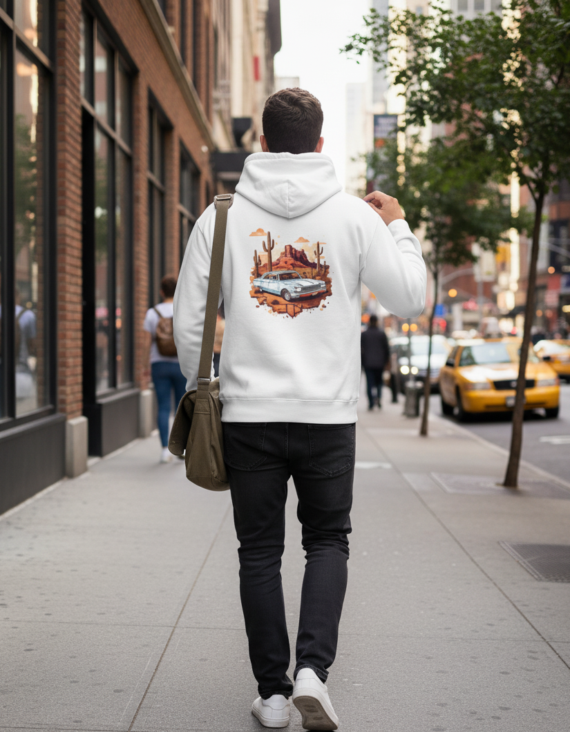 Classic Unisex Hoodie – Soft Cotton Fleece, Everyday Essential